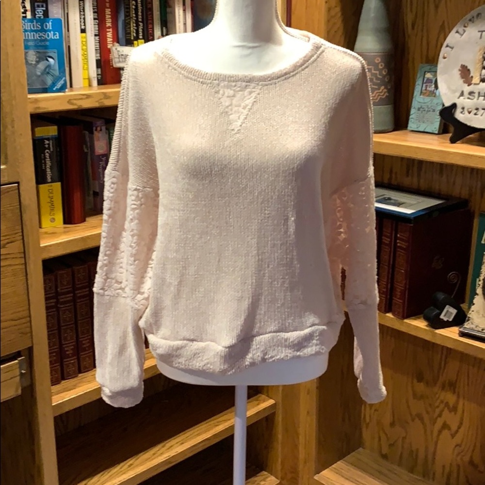 Pink sweater!